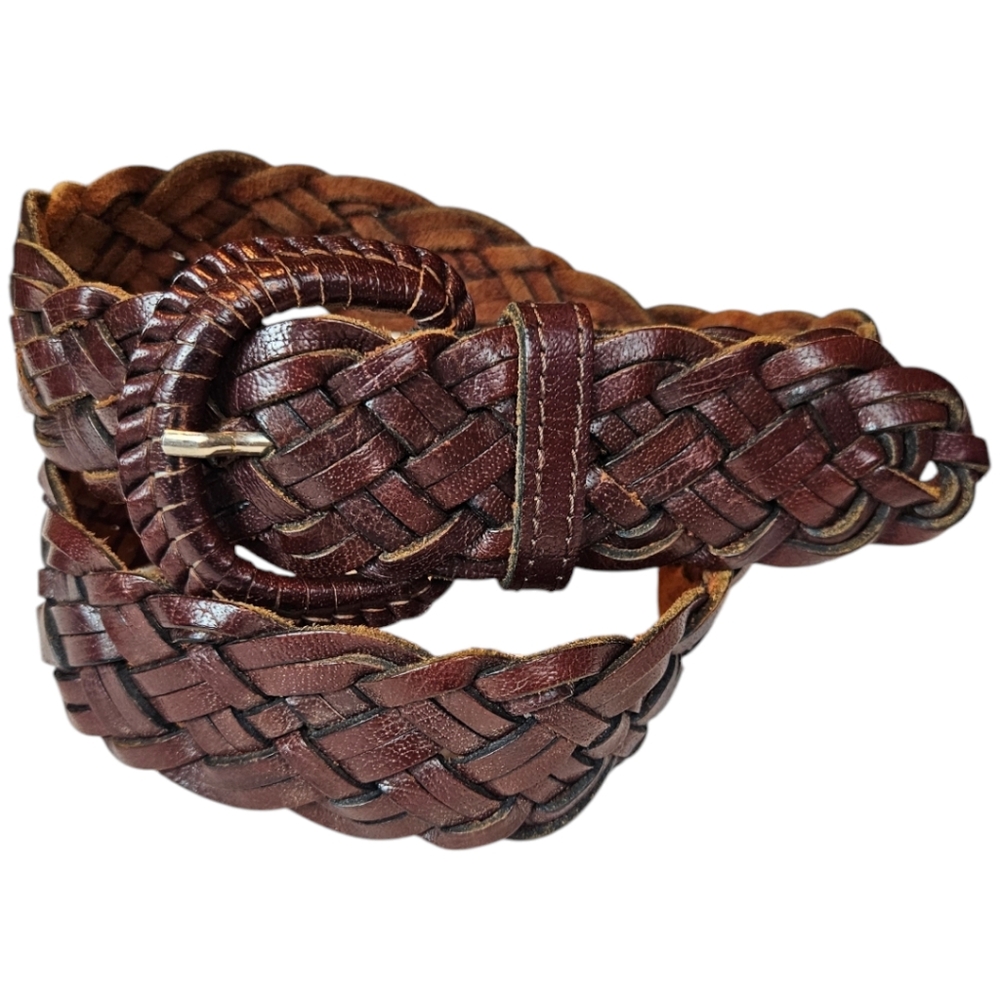 Woven Leather Belt